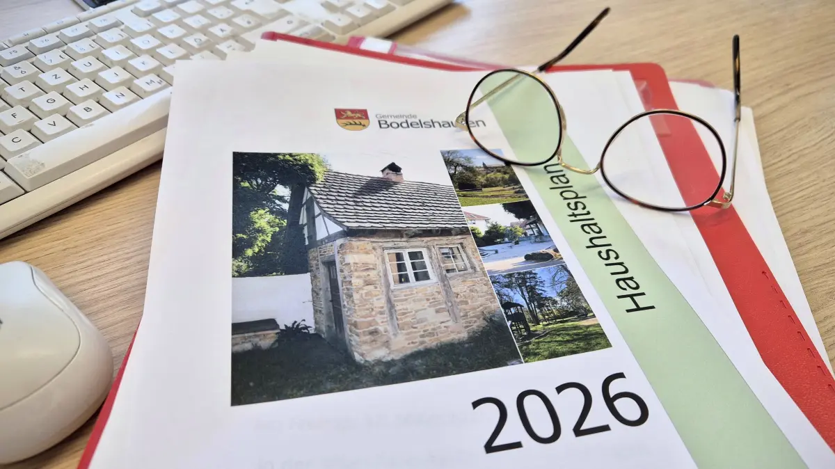 Haushalt der Gemeinde Bodelshausen 2026, Symbolbild Bild: Eike Freese