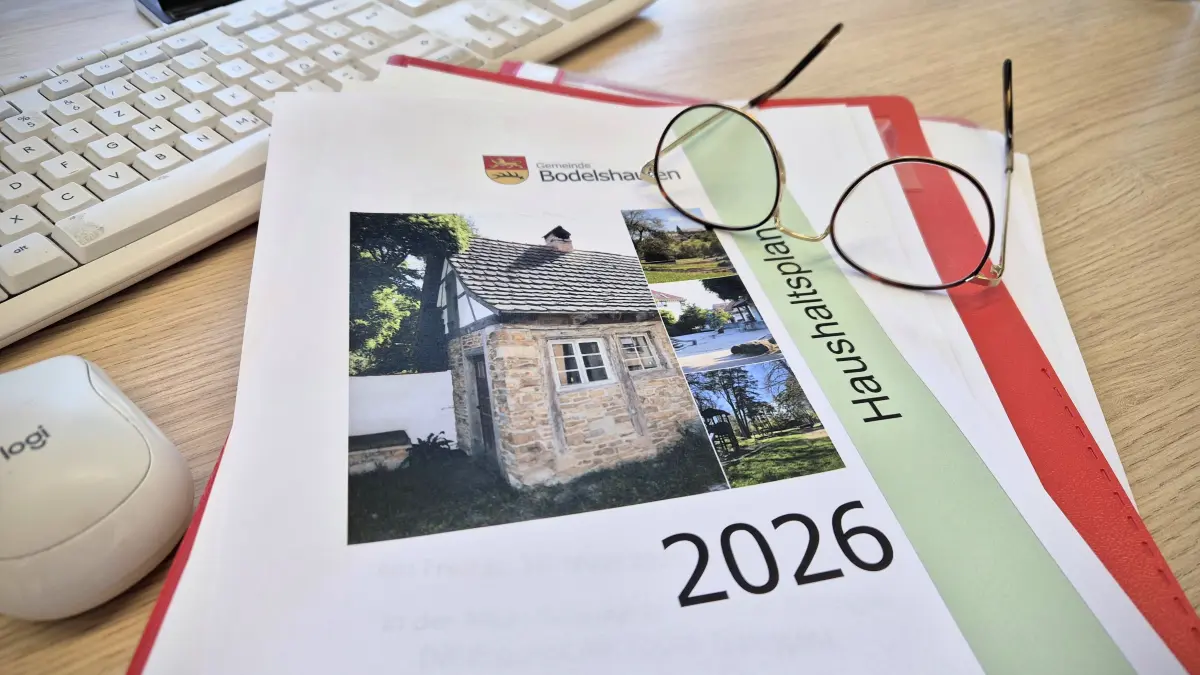 Haushalt der Gemeinde Bodelshausen 2026, Symbolbild Bild: Eike Freese