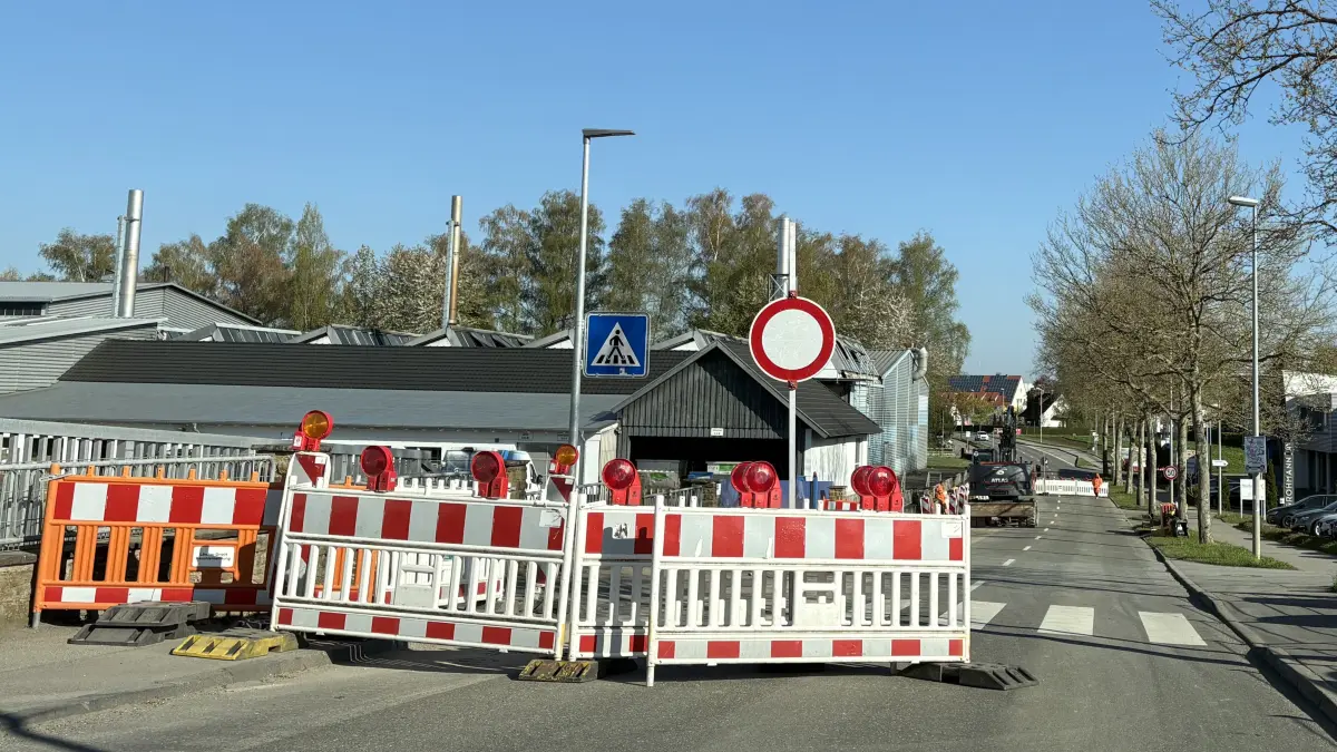 Die Ortsdurchfahrt Bisingen ist seit Mittwoch, 22. April, gesperrt.