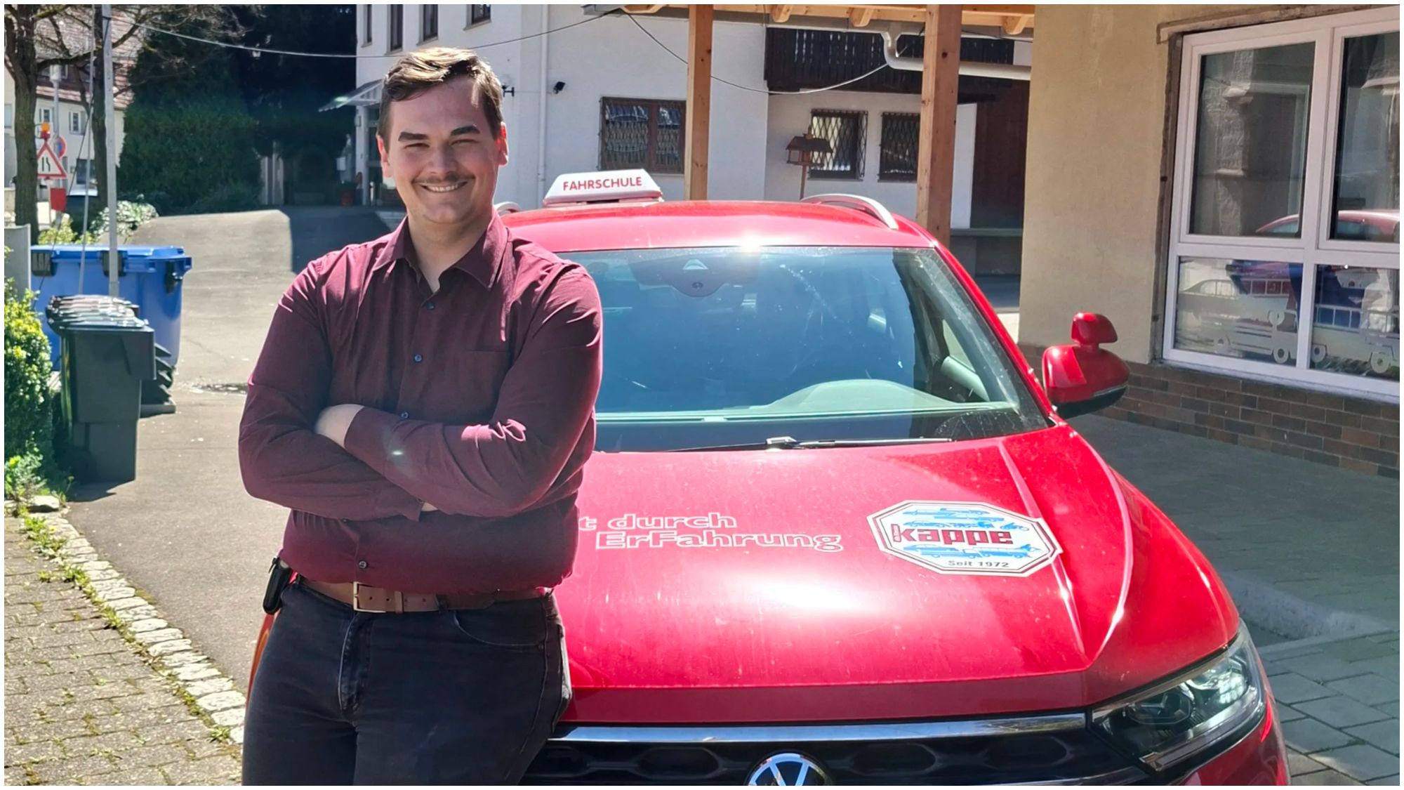 Maximilian Kappe aus Balingen ist 21 Jahre und jüngster Fahrlehrer in BW.