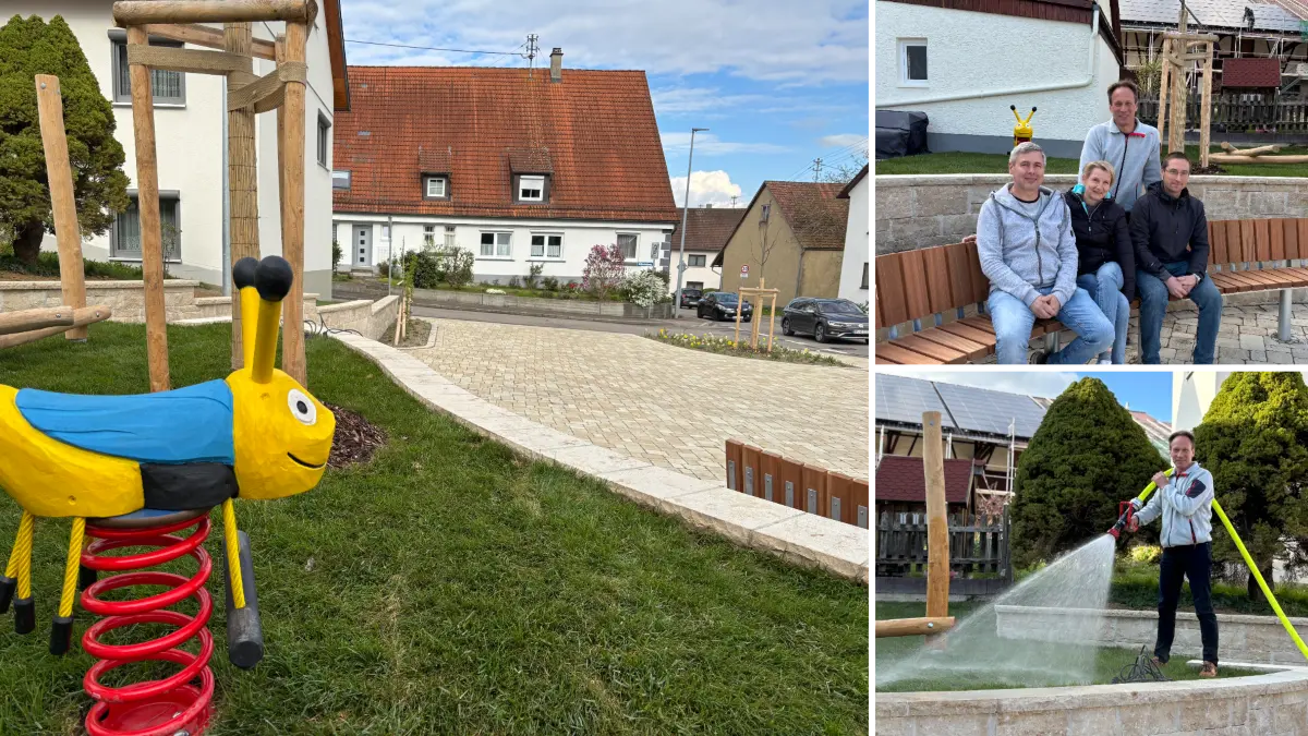 Neuer Dorfplatz Luizhausen