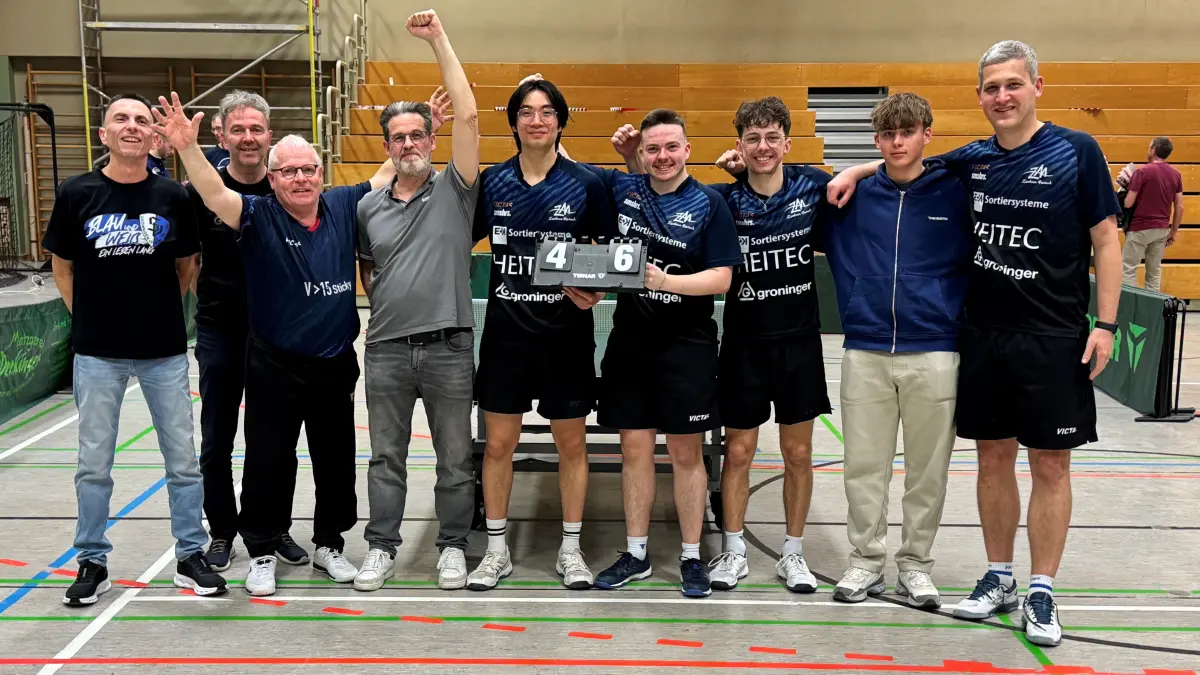 Groß war die Freude im Satteldorfer Lager über den erfolgreichen Abschluss einer tollen Saison.