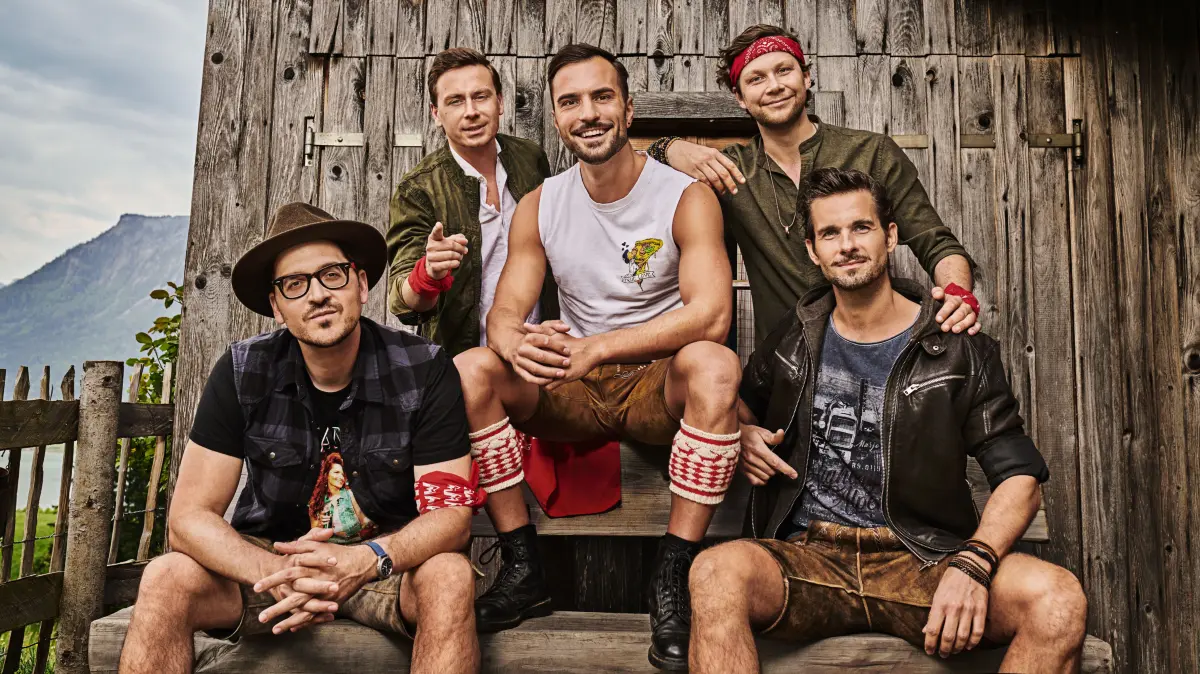 Die "Mountain Crew" aus Österreich wird bei der Schlagerparty in Straßberg mächtig einheizen.