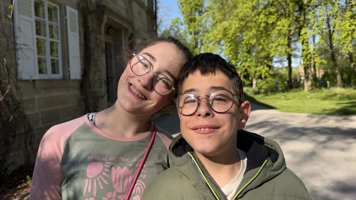 Matia Diaz und seine Schwester Malia nehmen ebenfalls am Organspendenlauf teil.