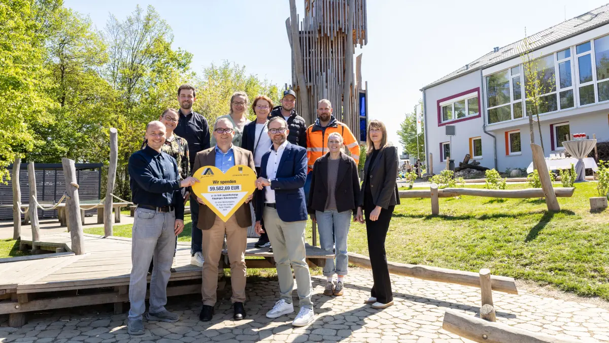 Hohenstaufen, Jugendherberge: Einweihung soziales Azubi-Projekt Leonhard Weiss