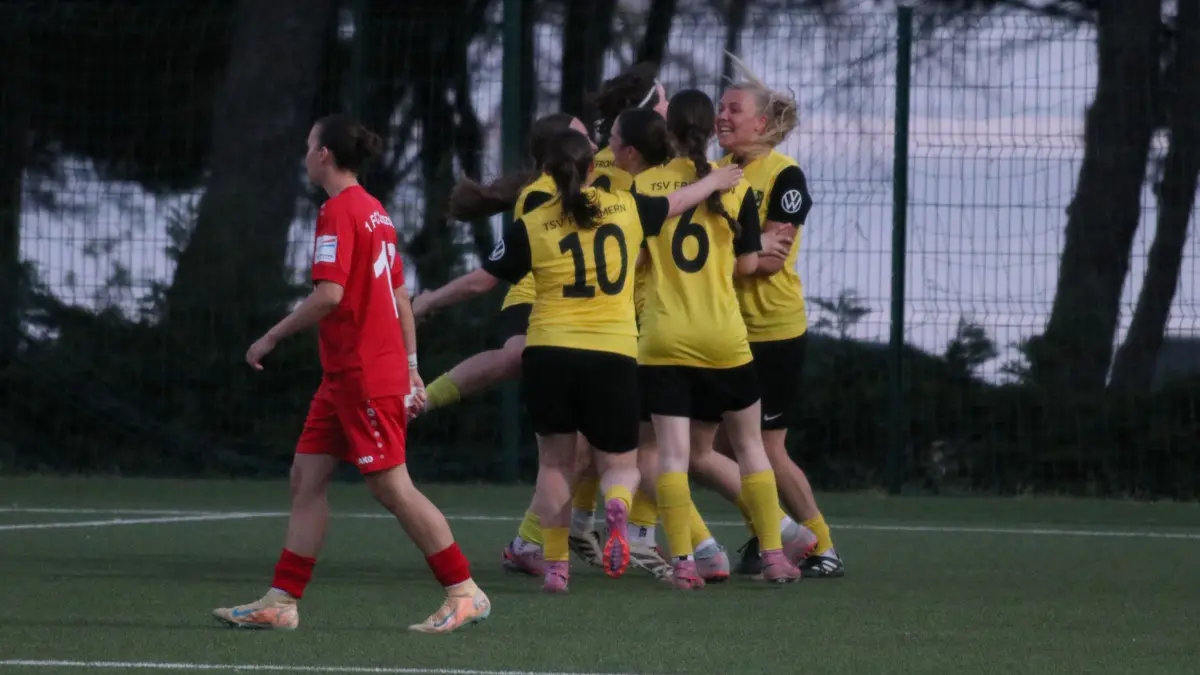 Natürlich wurde beim TSV Frommern nicht nur mit Leidenschaft Fußball gespielt, sondern auch ausgiebig gejubelt.