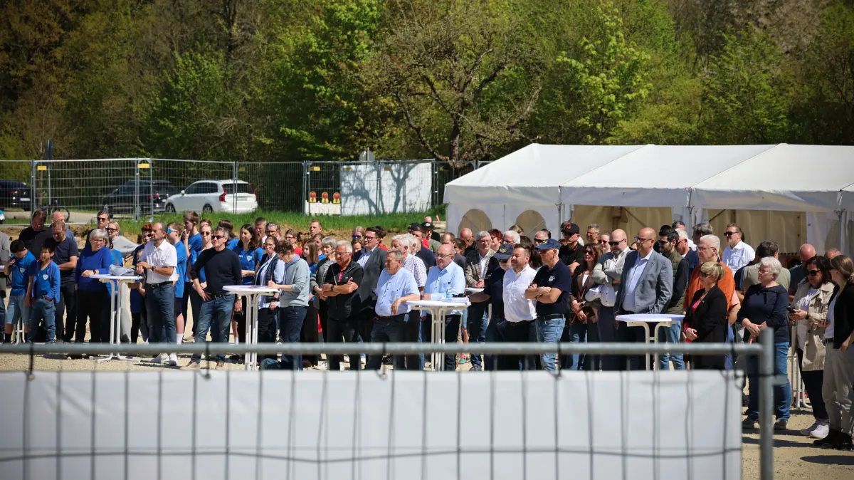 Spatenstich Ganzjahresbad Kombibad Metzingen