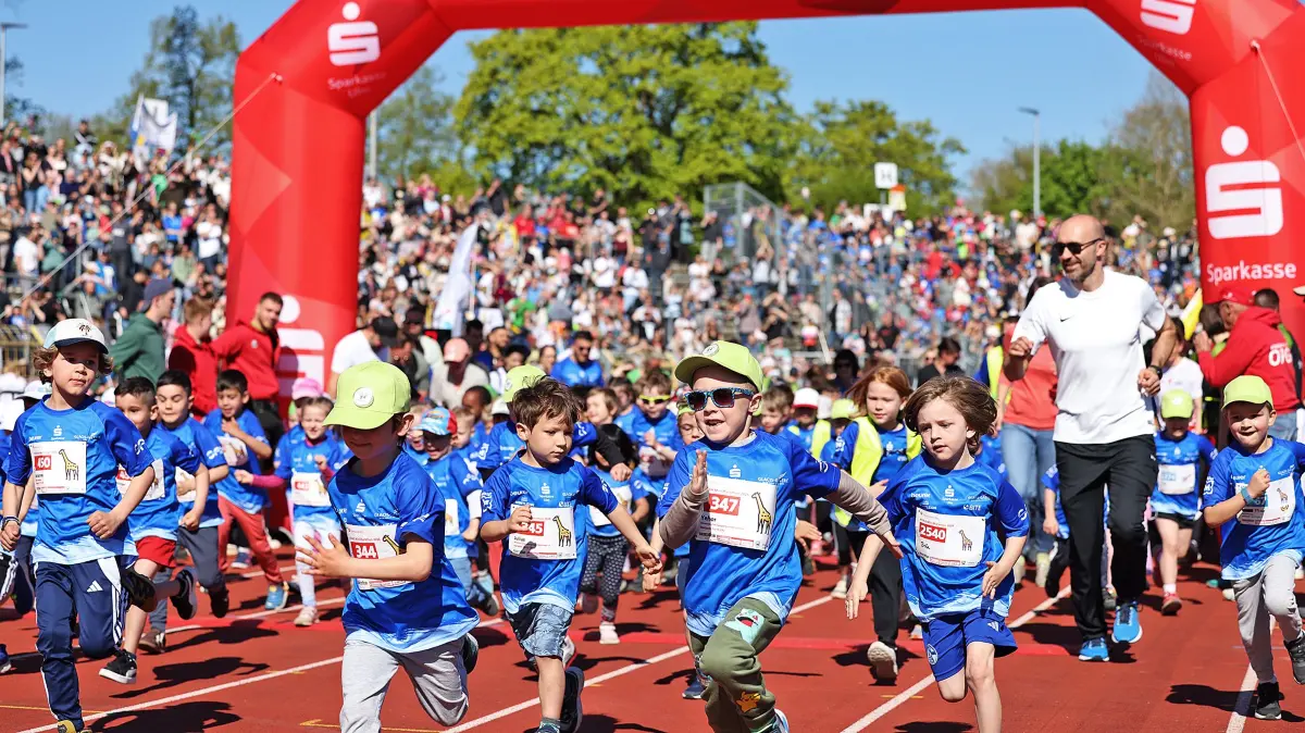 Mit Feuereifer bis ins Ziel. Gerade die Läufe der jüngeren Kinder boomen.