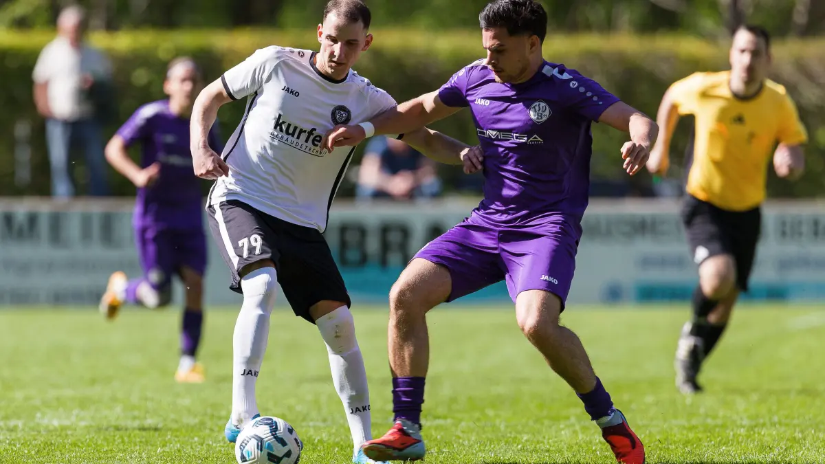 Fussball Landesliga: Fussball Landesliga; SC Geislingen - TSV Bernhausen ;
Mert Özdemir (SC Geislingen, #79);
25.04.2026; Stadion Eybacher Tal; Geislingen.
Foto: Thomas Madel