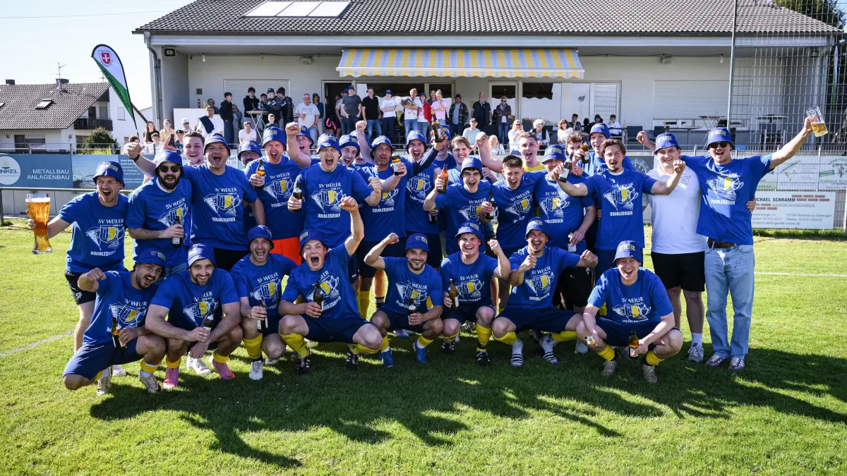 First men's football champion in the Tübingen district: SV Weiler is ...