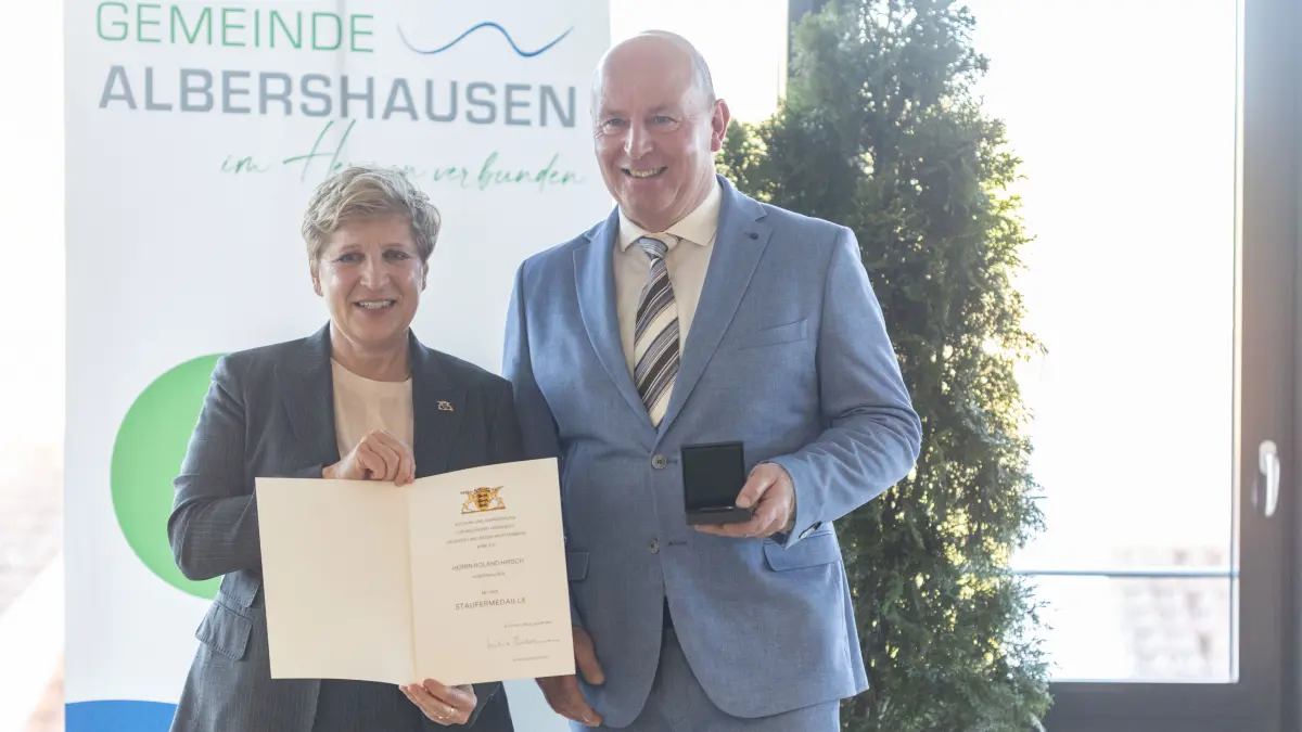Albershausen Schule Staufermedaille