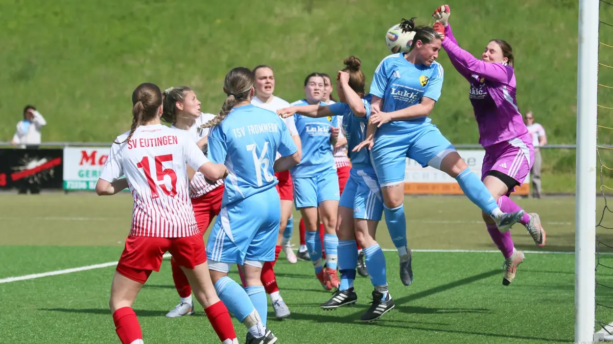Der TSV Frommern kassiert eine 0:3-Heimniederlage gegen Eutingen und fällt auf den Relegationsplatz zurück.