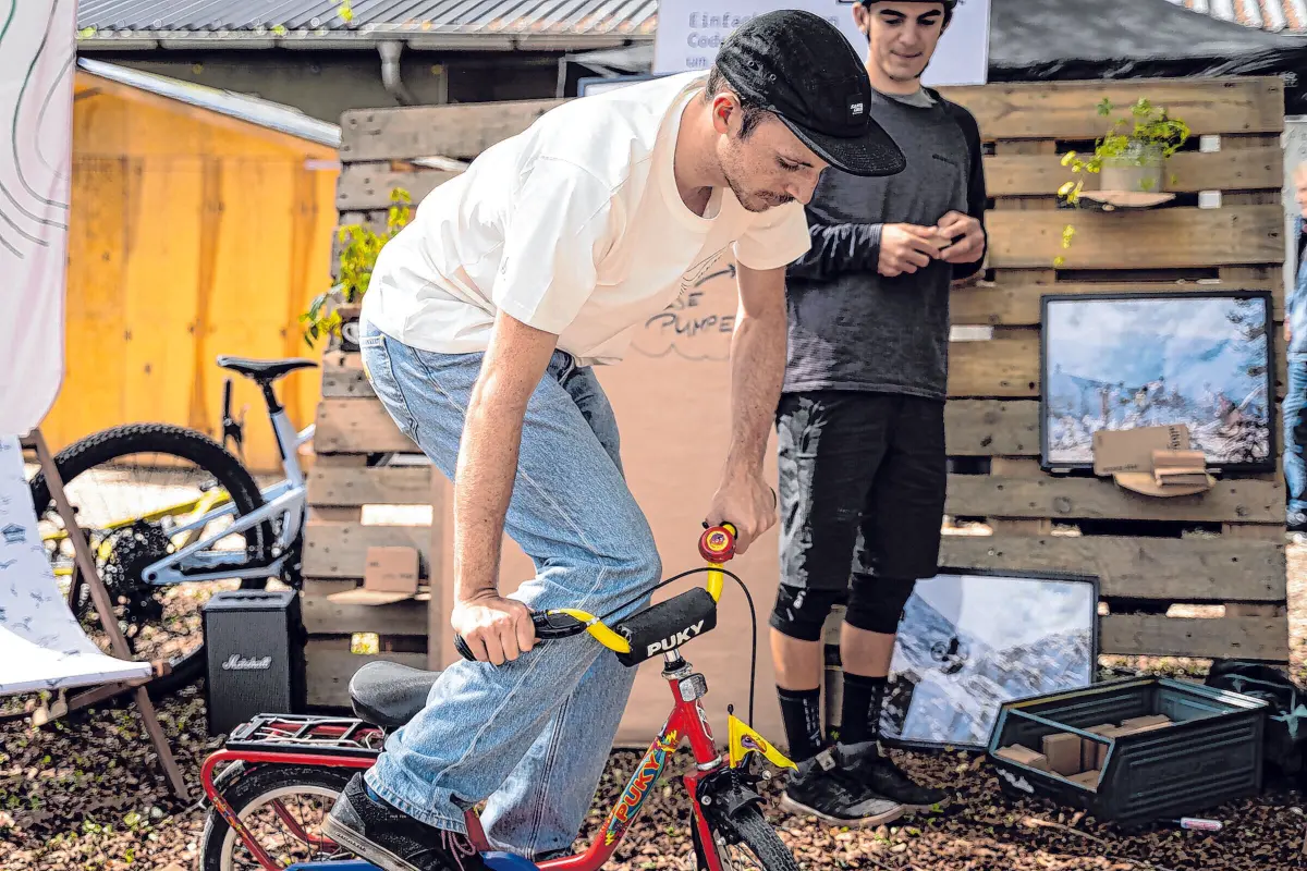 Bikes testen. Foto: Miclas Haasis⇥Miclas Haasis