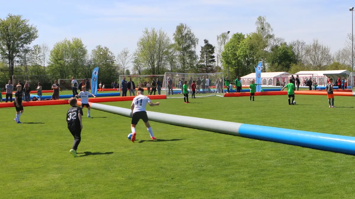 Die WFV-Kinderfußball-Tour machte am vergangenen Wochenende Station beim TSV Dünsbach.