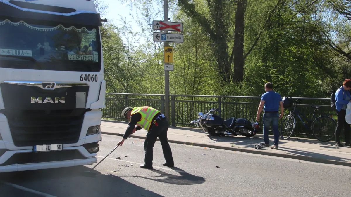 Crailsheim: Motorradfahrer bei Unfall schwer verletzt