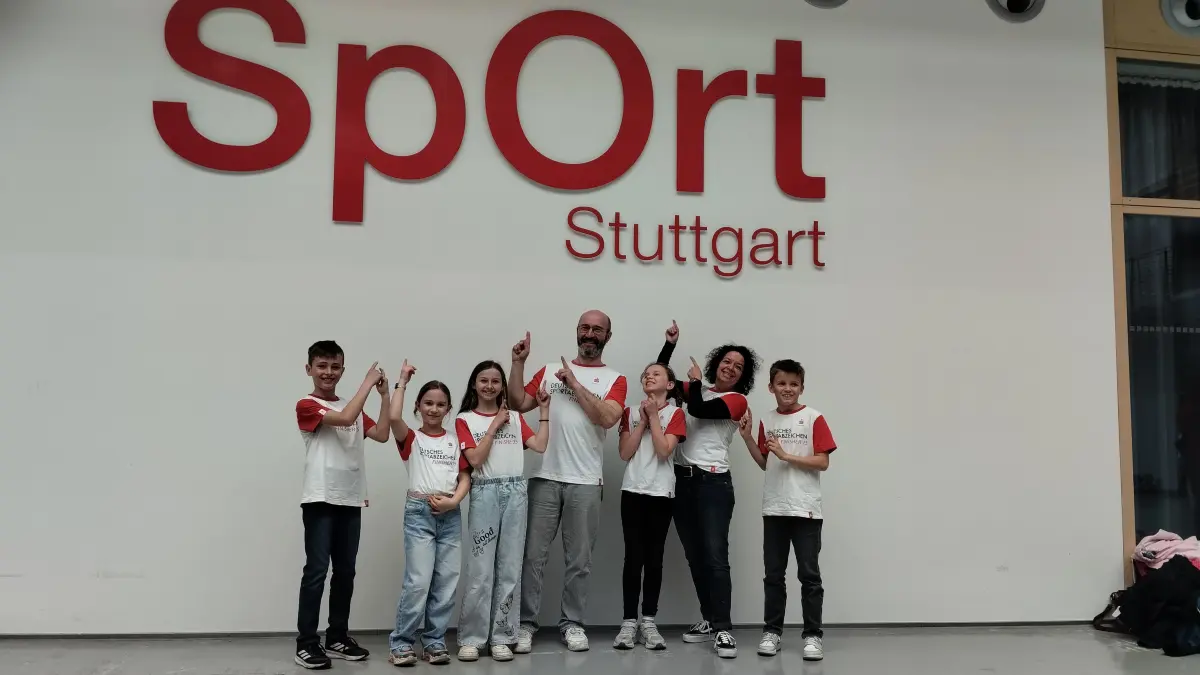 Deutsches Sportabzeichen Wettbewerb Ehrung Stuttgart Empfingen
