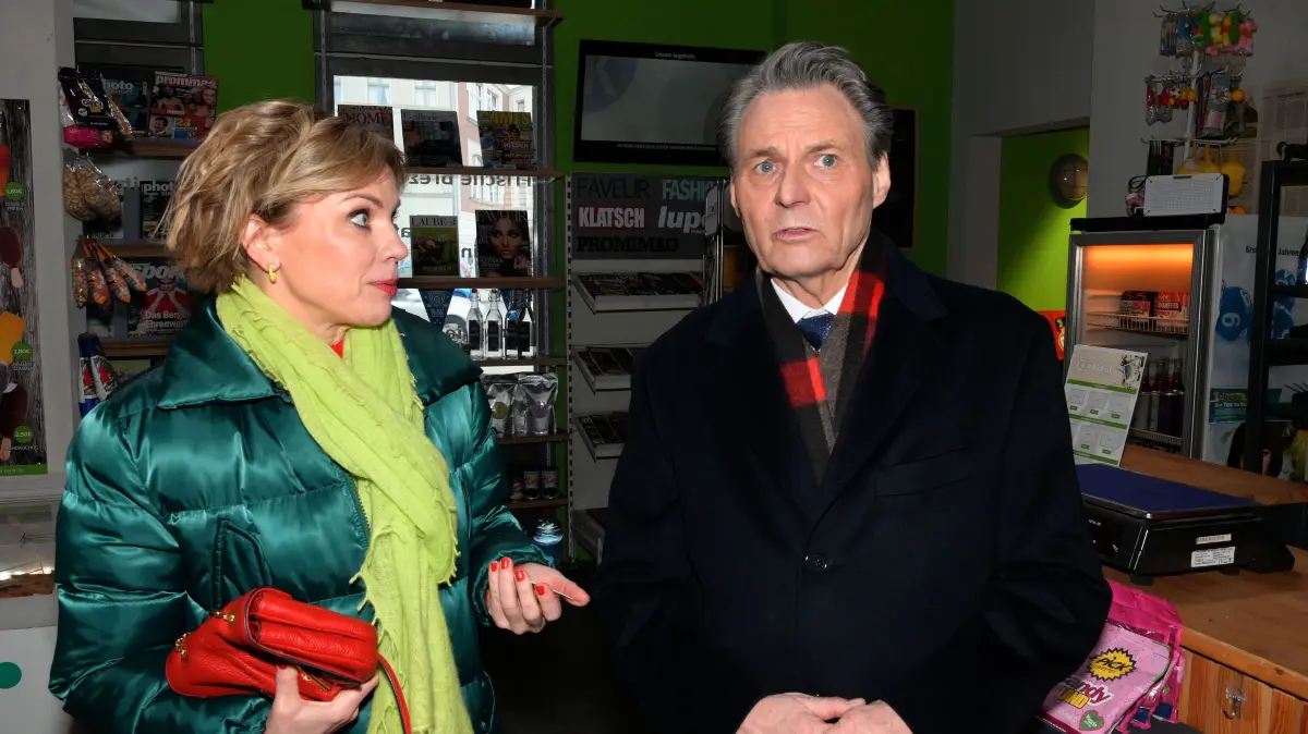 Yvonne (Gisa Zach) hat noch Gefühle für Jo Gerner (Wolfgang Bahro).