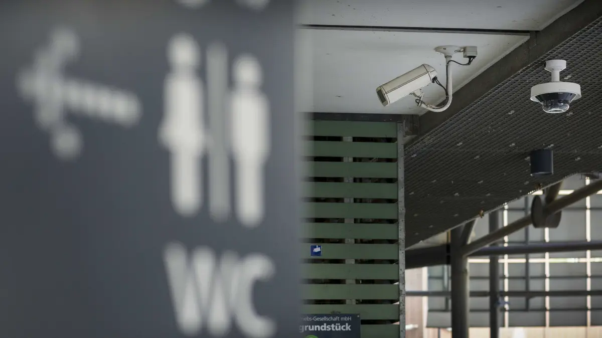 Ulm Überwachungskameras Deutschhaus/Lederhof