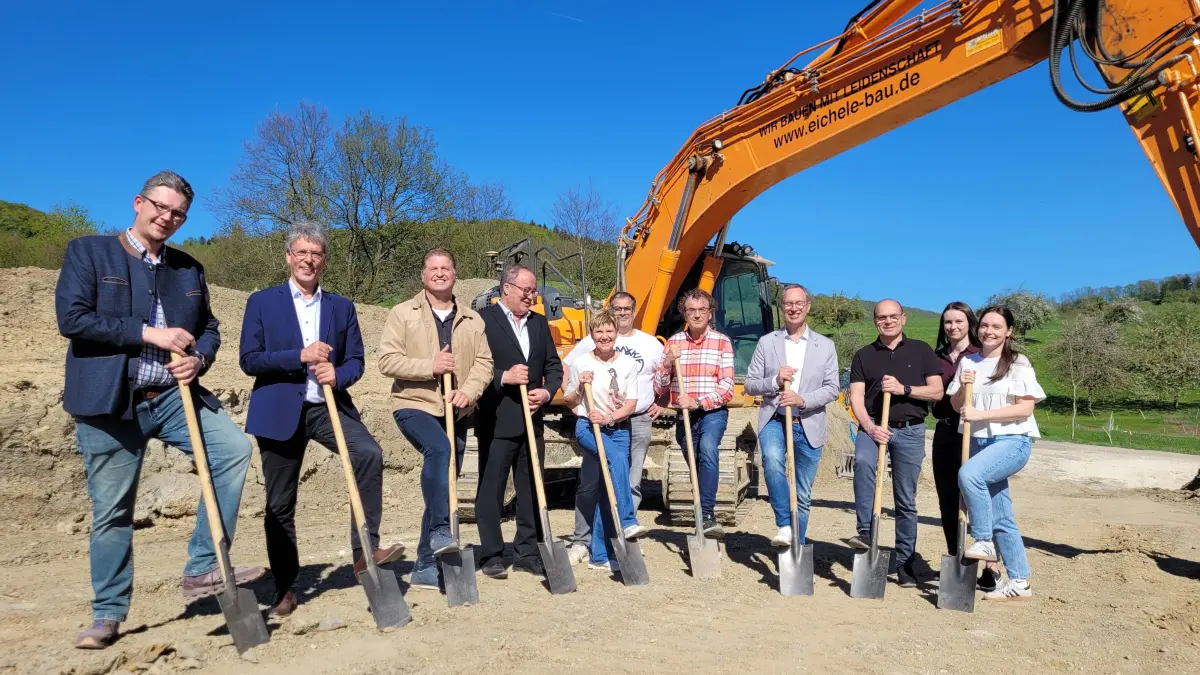 Spatenstich Baugebiet Bühlacker Reichenbach uR