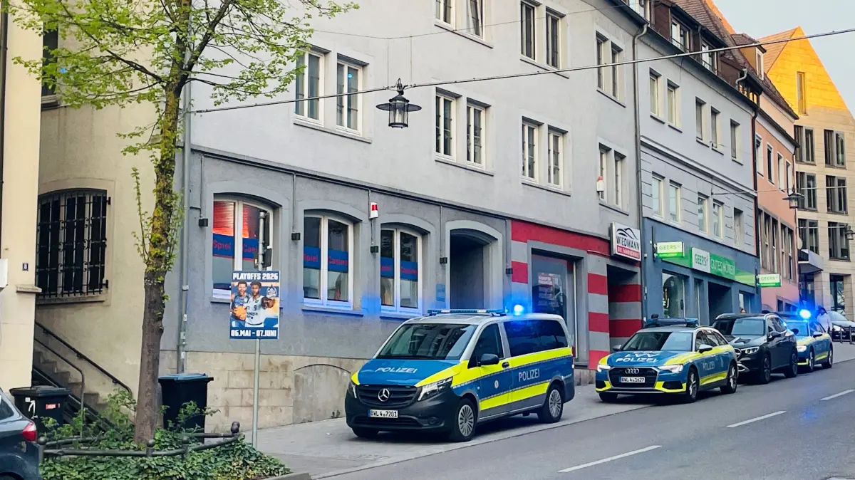 Polizeieinsatz in Crailsheim Wilhelmstraße 28. April 2026 gegen 19.30 Uhr