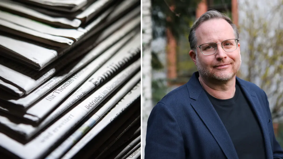 Kollage Tag des Lokaljournalismus Tanjev Schultz