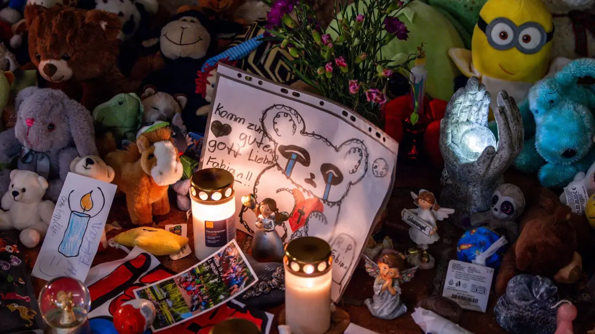 Trauer um getöteten achtjährigen Fabian