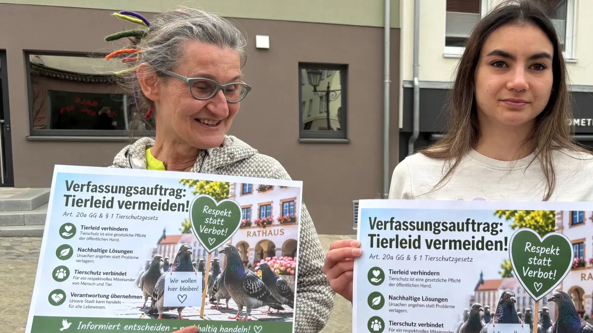 Ein Verfassungsauftrag, über dessen Auslegung man offenbar geteilter Meinung sein kann: Wie vermeidet man, dass Tiere leiden? In diesem Fall die sich unkontrolliert vermehrenden Hechinger Stadttauben.