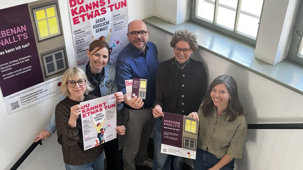 Vonovia - Aufklärungskampagne "nebenan knallt's", Pressegespräch mit Frauenhaus Ulm und Neu-Ulm