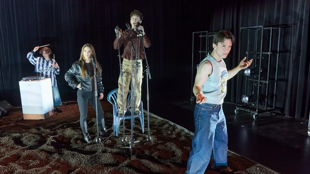 Von links: Trigal Sandberger Canas, Kristina Moiseieva, Constantin Gerhards und Kevin Citozi