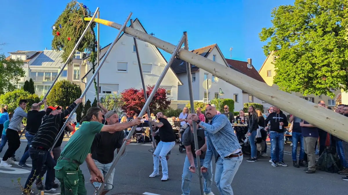 Maibaumstellen Rangendingen