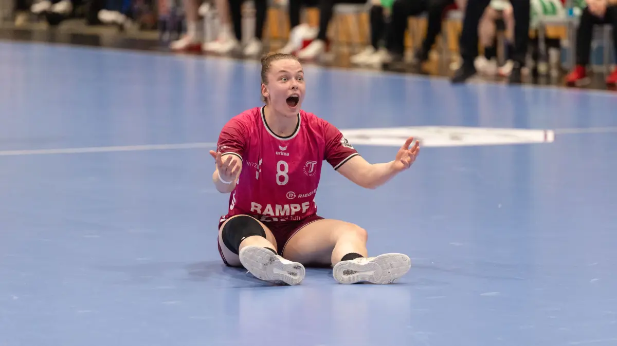 GER, BSV Sachsen-Zwickau vs. TuS Metzingen, Handball, Frauen, 1. Bundesliga, Spieltag 3, Saison 2025/2026, 02.05.2026: Ida Petzold (TuS Metzingen, #08)
GER, BSV Sachsen-Zwickau vs. TuS Metzingen, Handball, Frauen, 1. Bundesliga, Spieltag 3, Saison 2025/2026, 02.05.2026
Foto: Eibner-Pressefoto/Marko Unger
