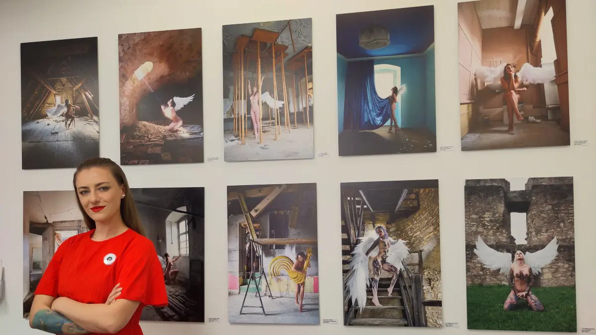 Erstmals in der neuen Ausstellung in der Pop-up-Galerie von Irina Heinzelmann öffentlich zu sehen: Die Serie "Meine Engel".