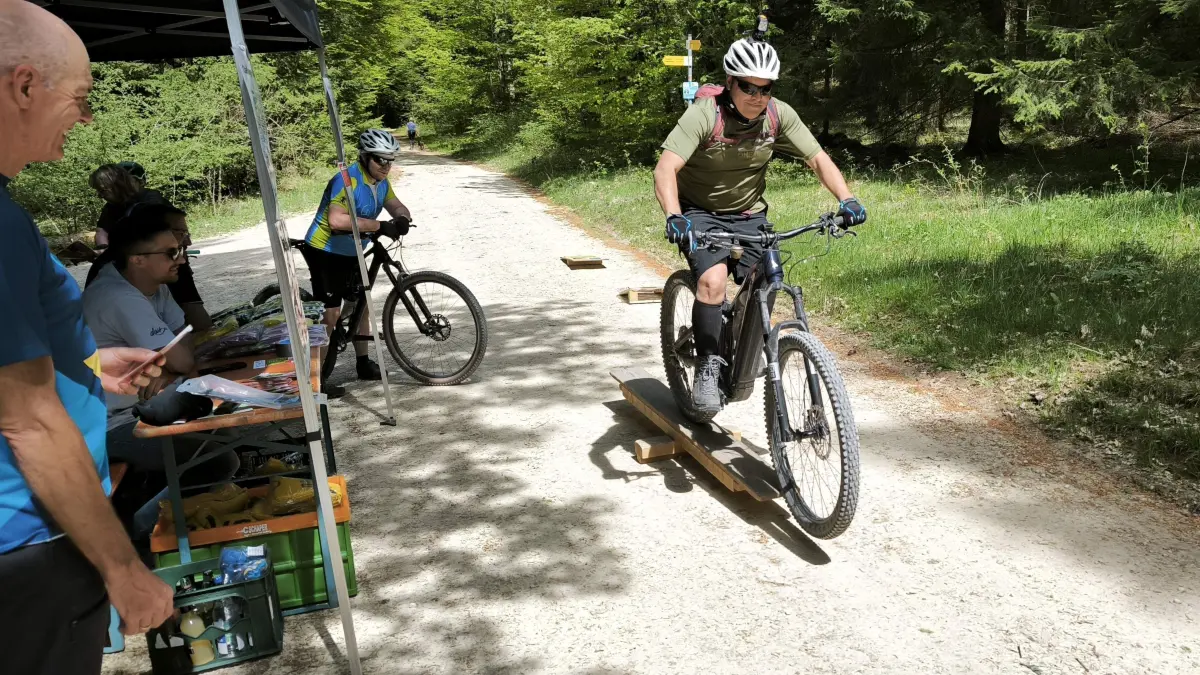 Volle Fahrt voraus beim Opening der Bikezone.
