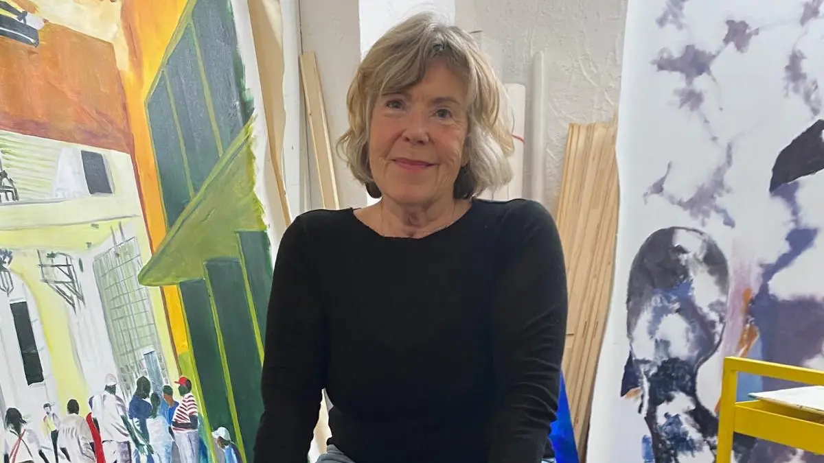 Gabrielle Lilly Kleiner-Ziegler lädt an diesem Freitag, 8. Mai, zur Eröffnung ihrer Ausstellung "analog" in die Hechinger Rathausgalerie.
