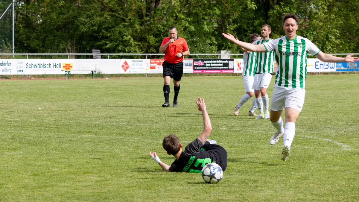 Fußball Kreisliga A3 Saison 2025/26 TSV Vellberg - SC Bühlertann 3:2