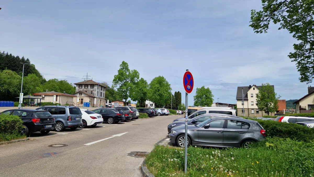 Bahnhof Gaildorf West, Parkplätze