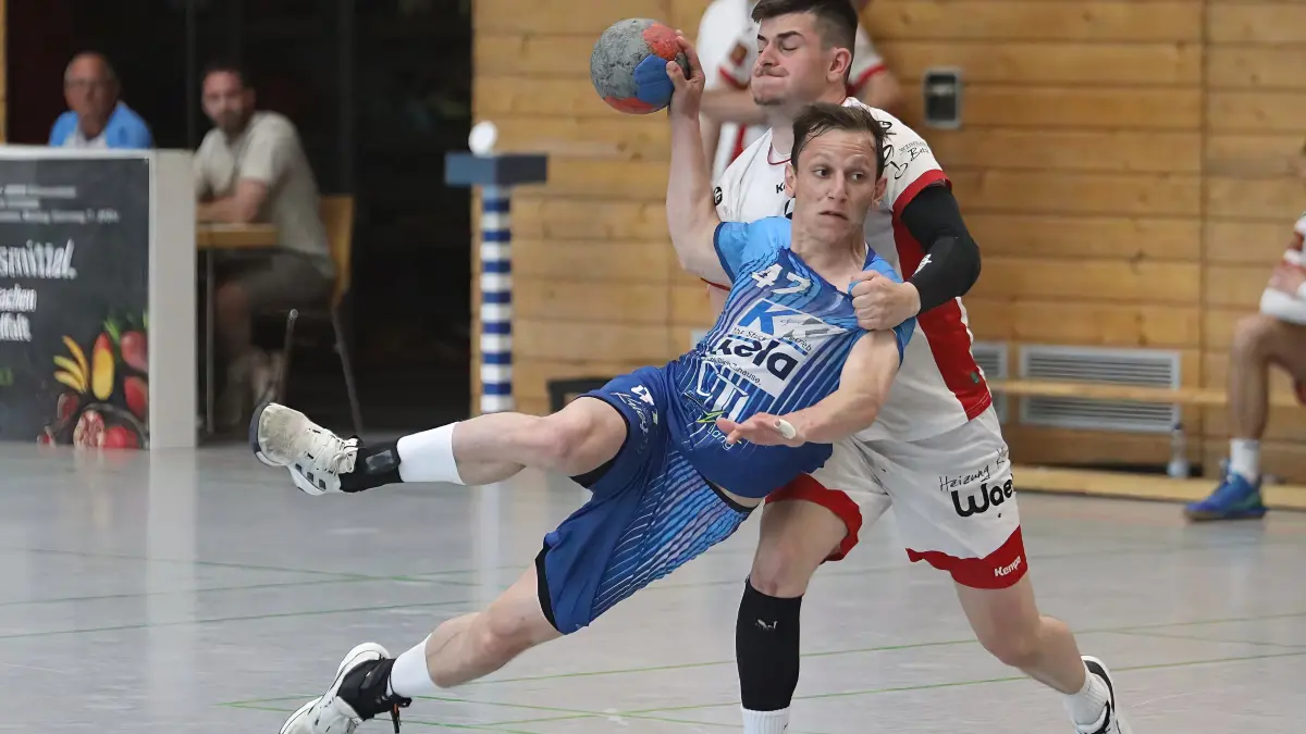 Handball-Landesliga TV Treffelhausen-TV Weingarten 34:24; Für Treffelhausens Erik Schmid ist nach dieser Spielzeit Schluss, er beendet seine sportliche Karriere.