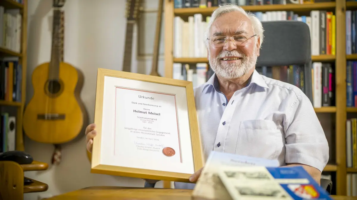 Helmut Meisel war 42 Jahre lang im Stadtrat in Senden - Interview