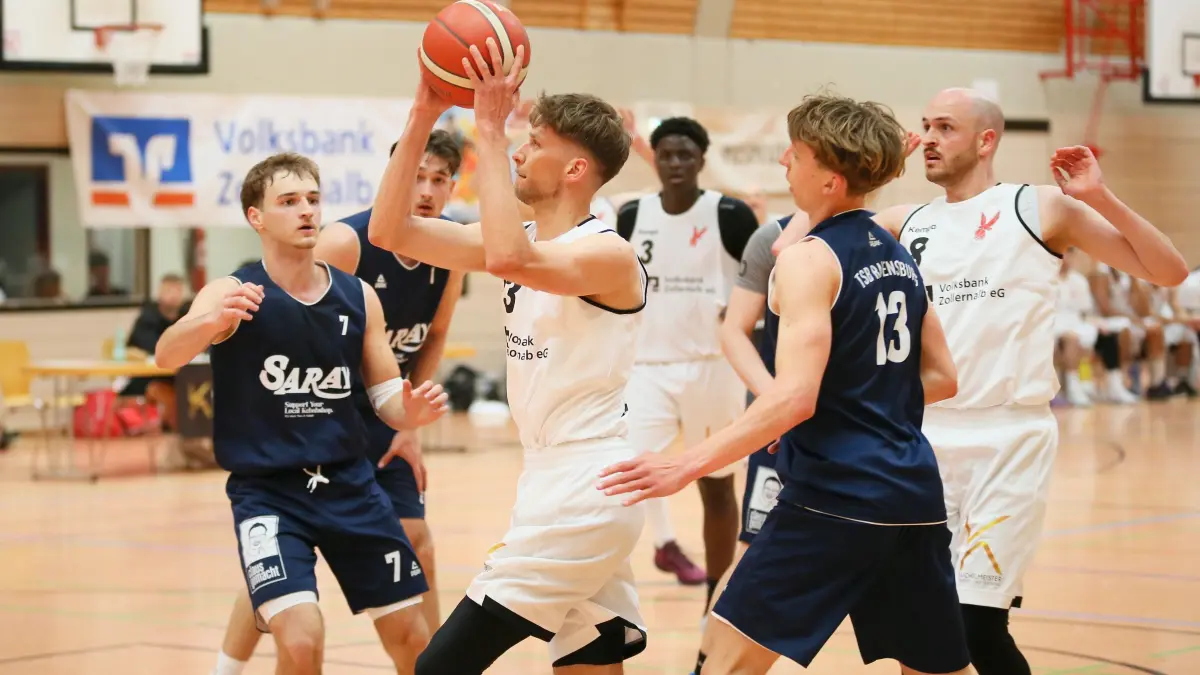 Die TSG Balingen Falcons starten mit klarem Sieg in Landesliga-Aufstiegsrunde – 86:68 gegen Ravensburg.