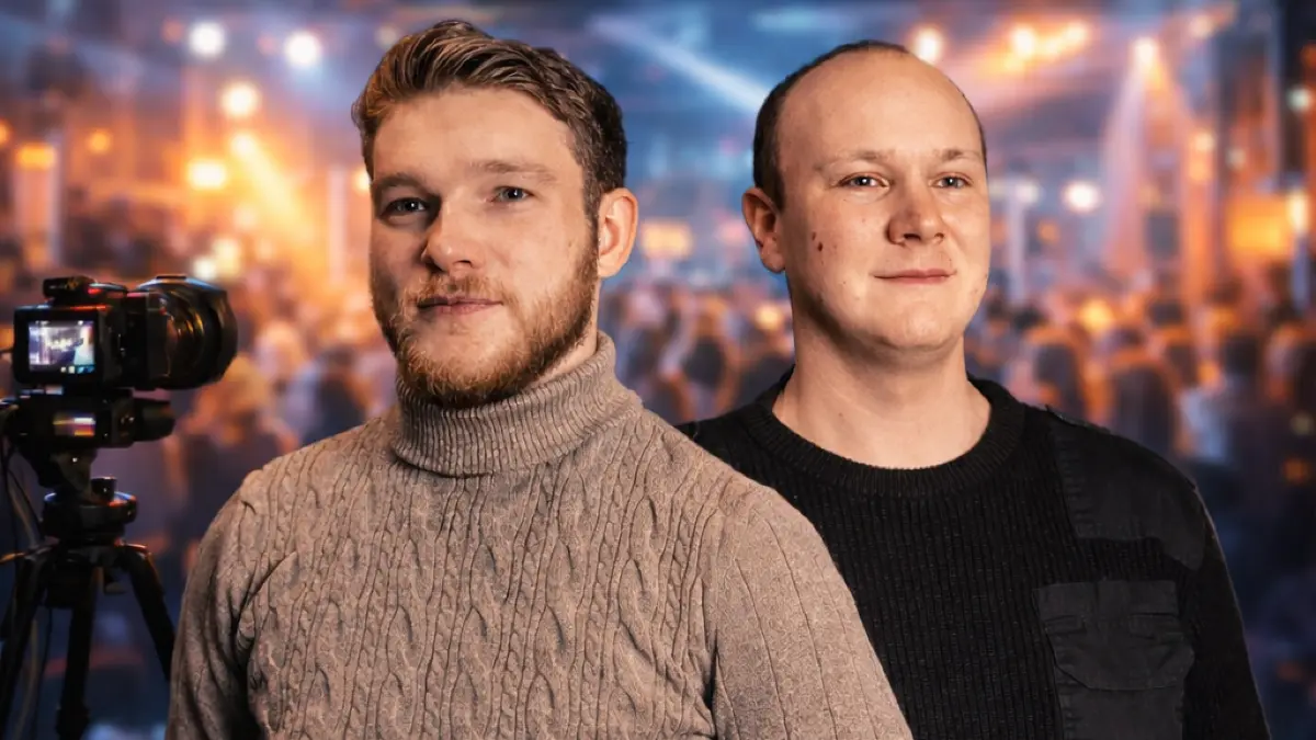 Paul Müller und Sebastian Hossinger, bekannt als DJ Bass T, veranstalten das Nelo-Festival bereits zum dritten Mal.