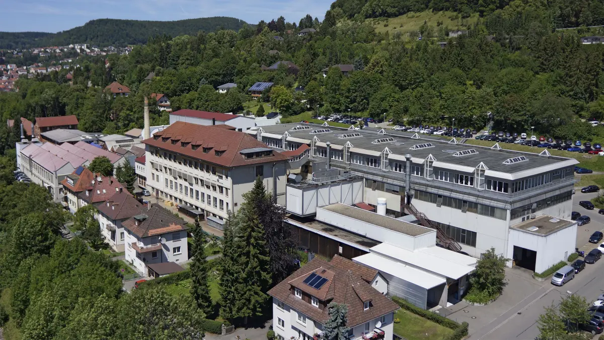 Der Stammsitz der Firma Gühring in der Herderstraße in Ebingen.