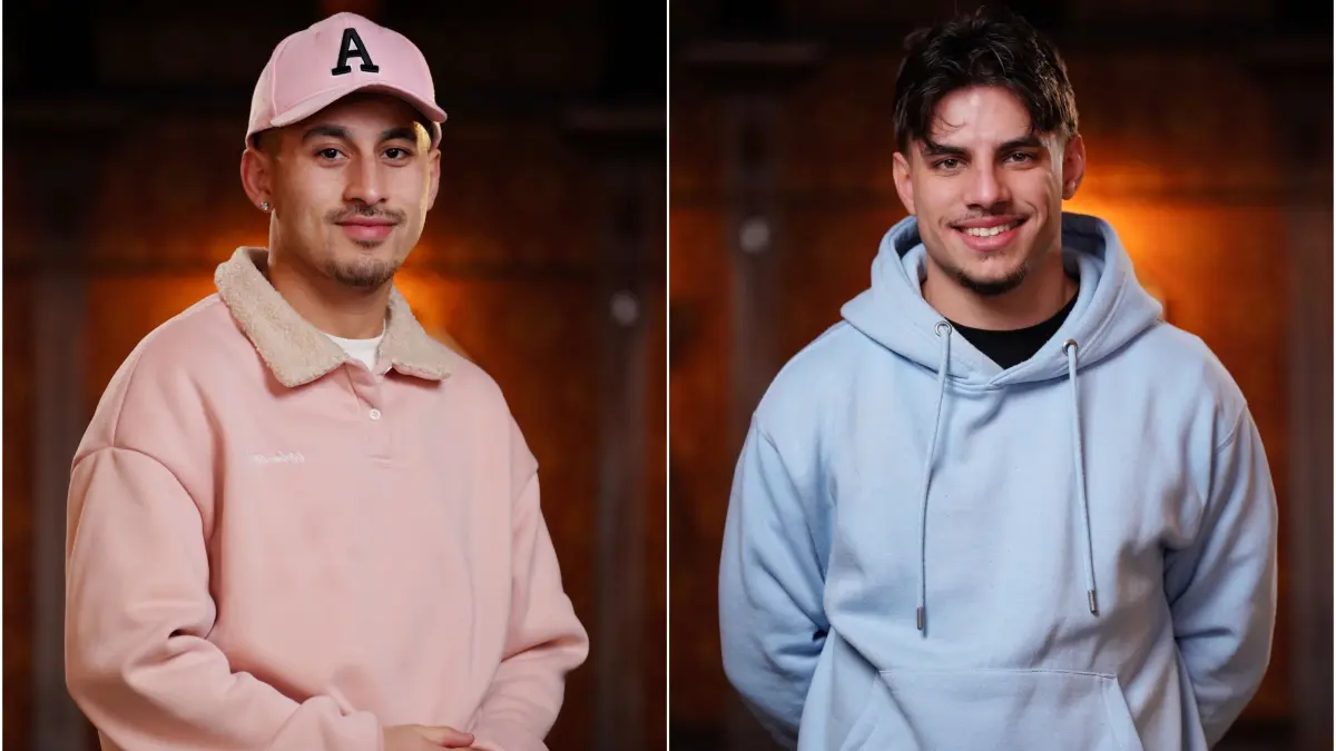 Zwischen den DSDS-Finalisten Abii (l.) und Paco gibt es vor dem Finale Zoff.