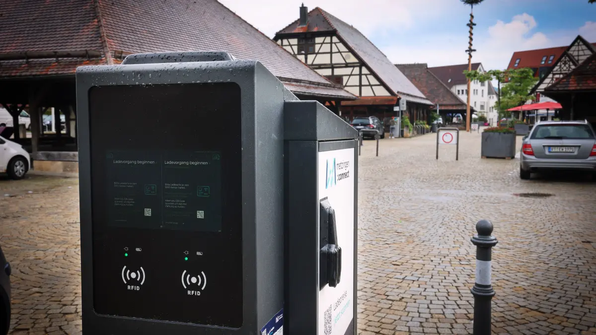 Stadtwerke Metzingen Ladestation Kelternplatz E-Auto