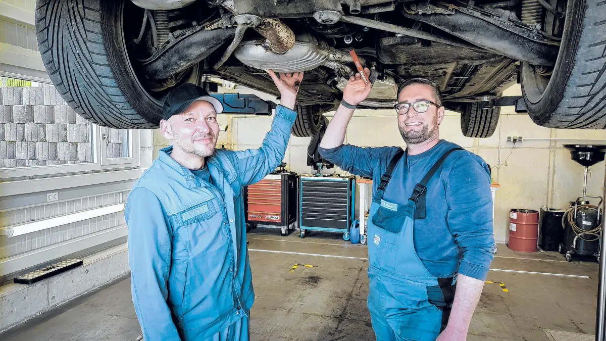 Das Autohaus Thoma wird von Axel und Matthias Thoma geführt.⇥Foto: Horst Schweizer