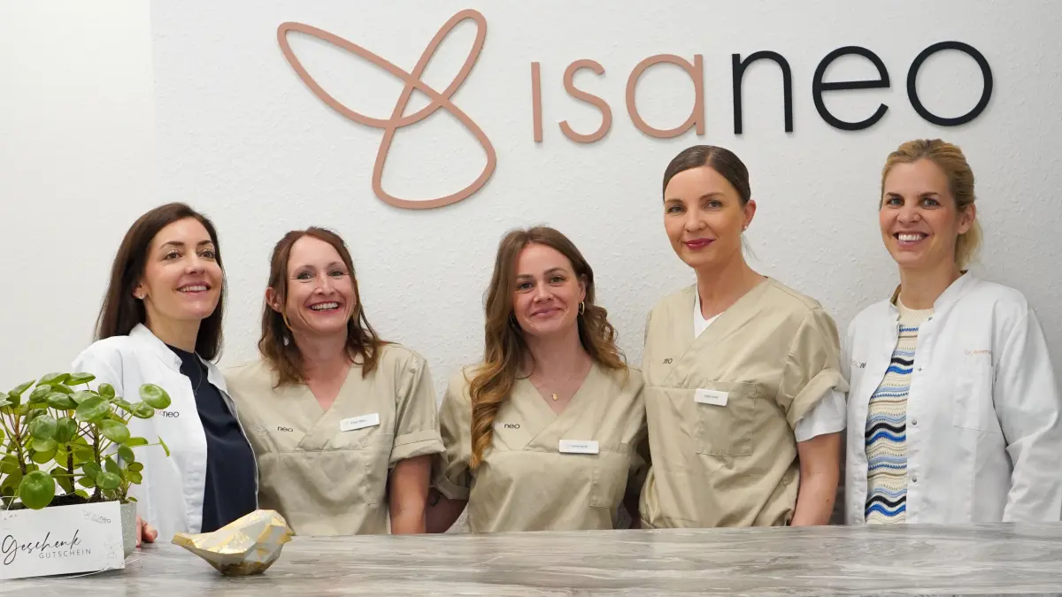 In guten Händen: Das Praxisteam von Isaneo.