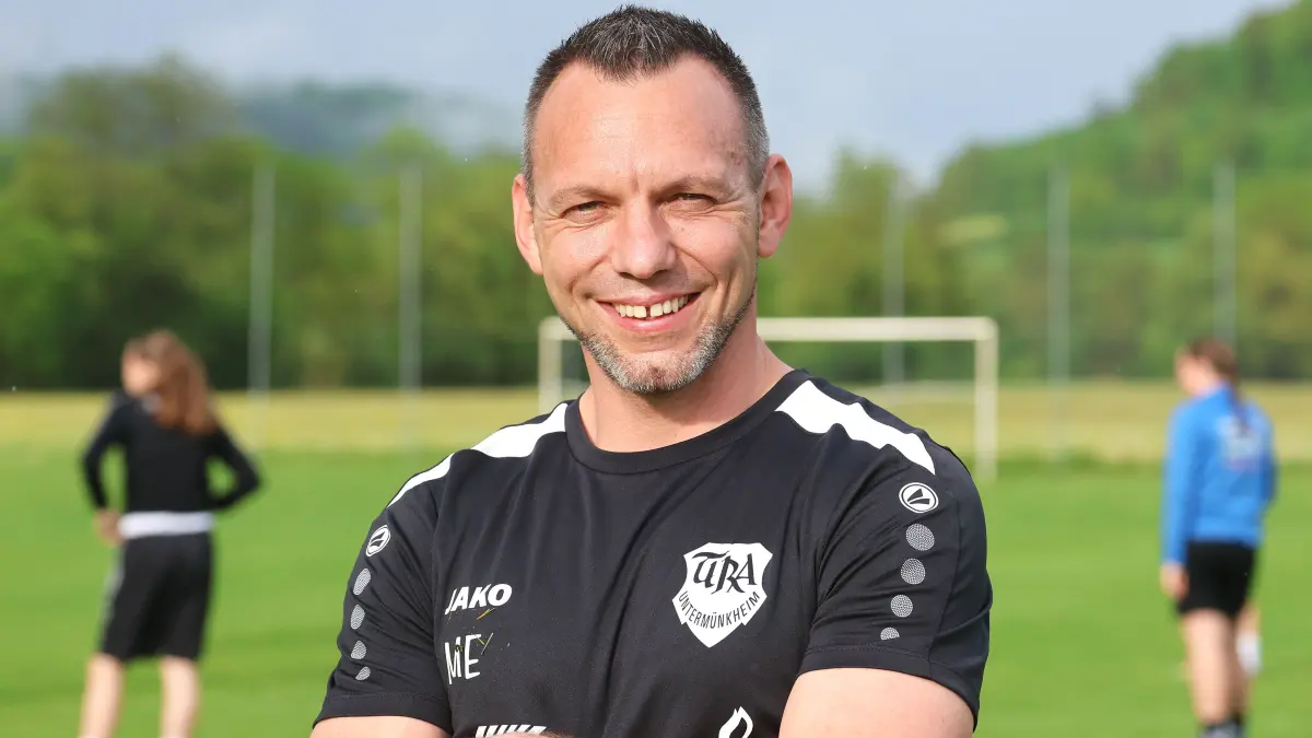Fußball Mark Egert Trainer der B-Juniorinnen der SGM Untermünkheim/Satteldorf