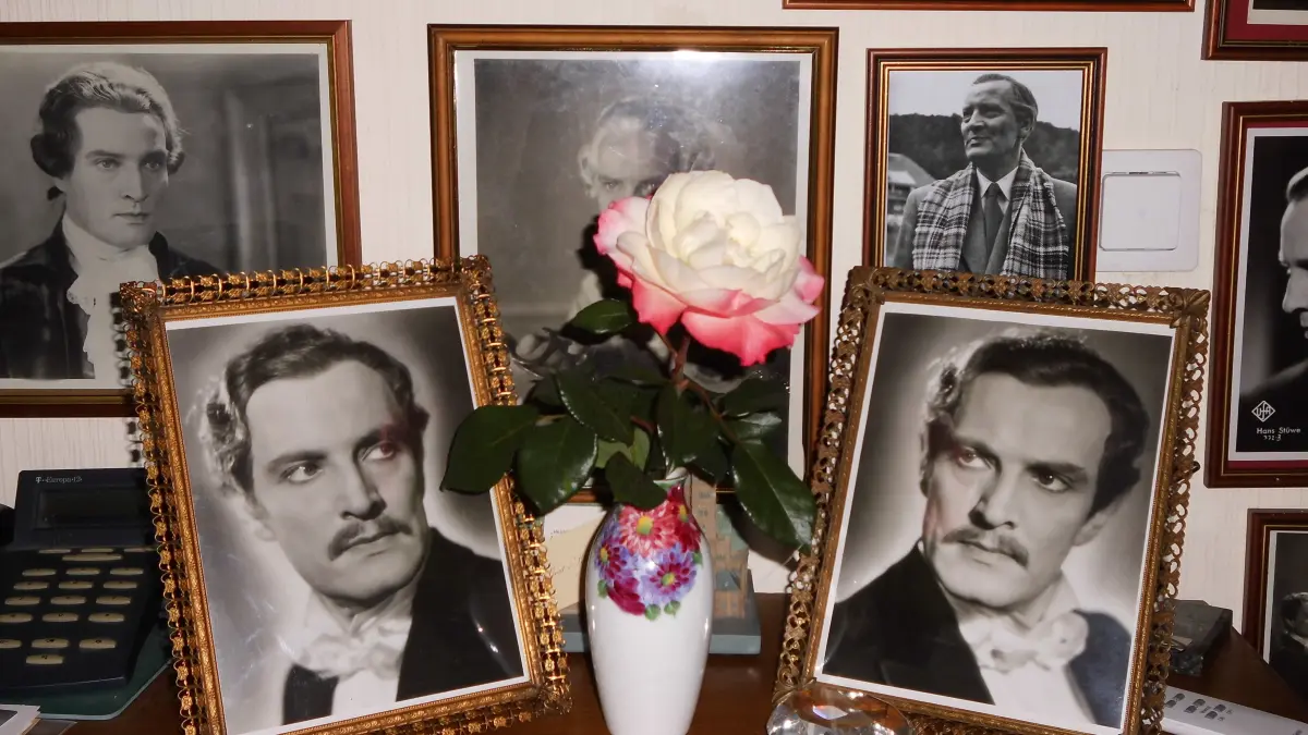 Als Hans Stüwe in Langenburg gedreht hat.