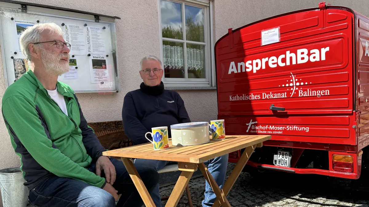 Immer mit einem offenen Ohr zur Stelle: Seelsorger Michael Holl (v.l.) und Siegfried Bertsch.