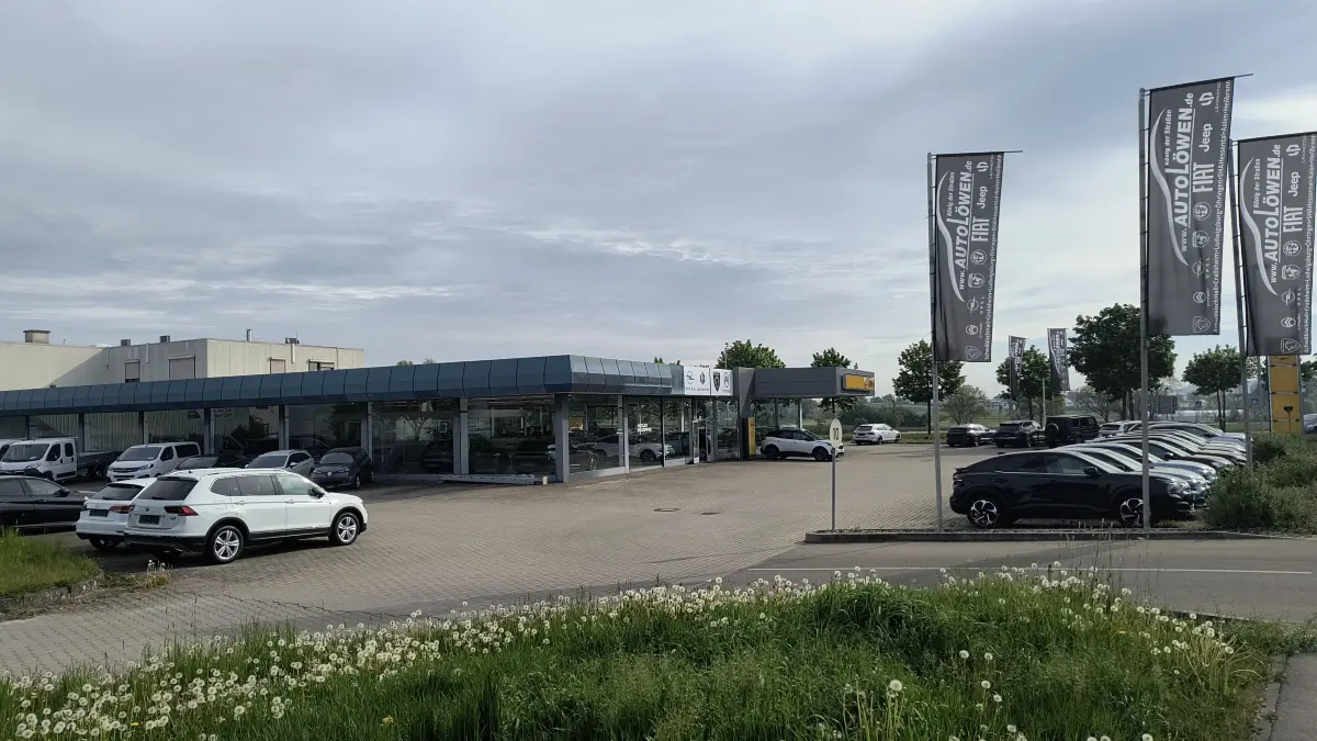 2023 übernahmen die Autolöwen zwei Standorte von Auto-Meiser in Crailsheim (im Bild) und Schwäbisch Hall. Dort firmierte Meiser unter dem Firmennamen Hagelloch.