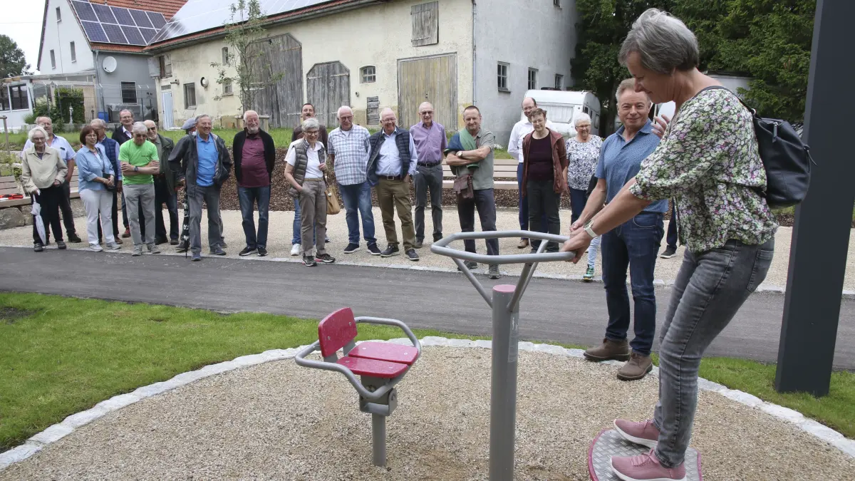 Der im vergangenen Jahr offiziell eröffnete Bürgergarten in Böhmenkirch ist mit einem staatlichen Zuschuss von 129.000 Euro gefördert worden